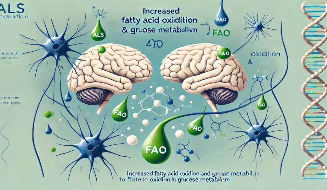 ALS е свързана с повишено окисление на мазнините (FAO), като повишаването на глюкозата може да я лекува