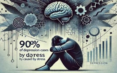 Голяма част (90%) от случаите на депресия се дължат на стрес