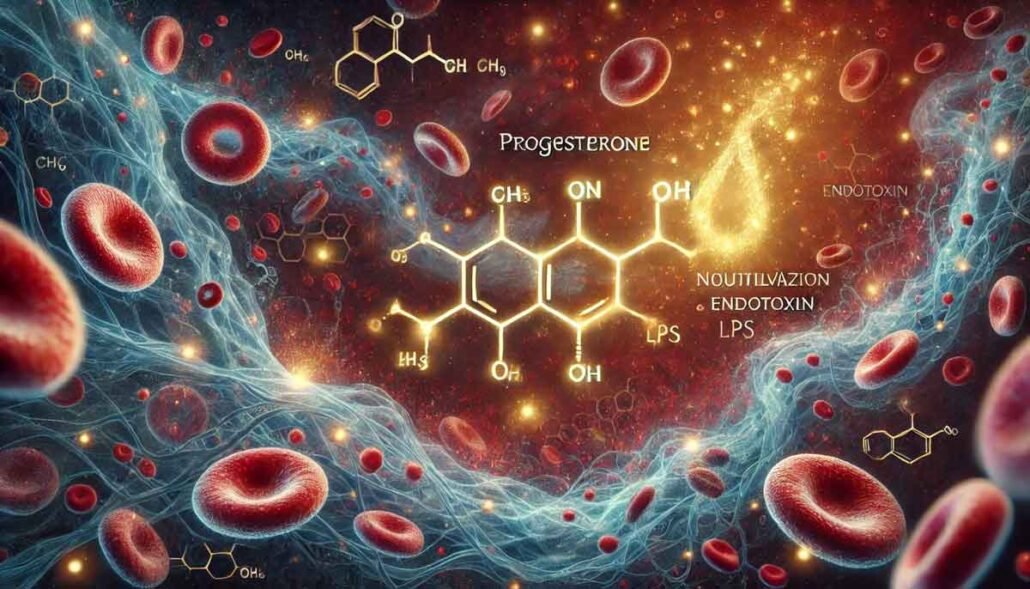 Прогестеронът може да се свърже и деактивира директно ендотоксина (LPS) Прогестеронът може да се свърже и деактивира директно ендотоксина (LPS)